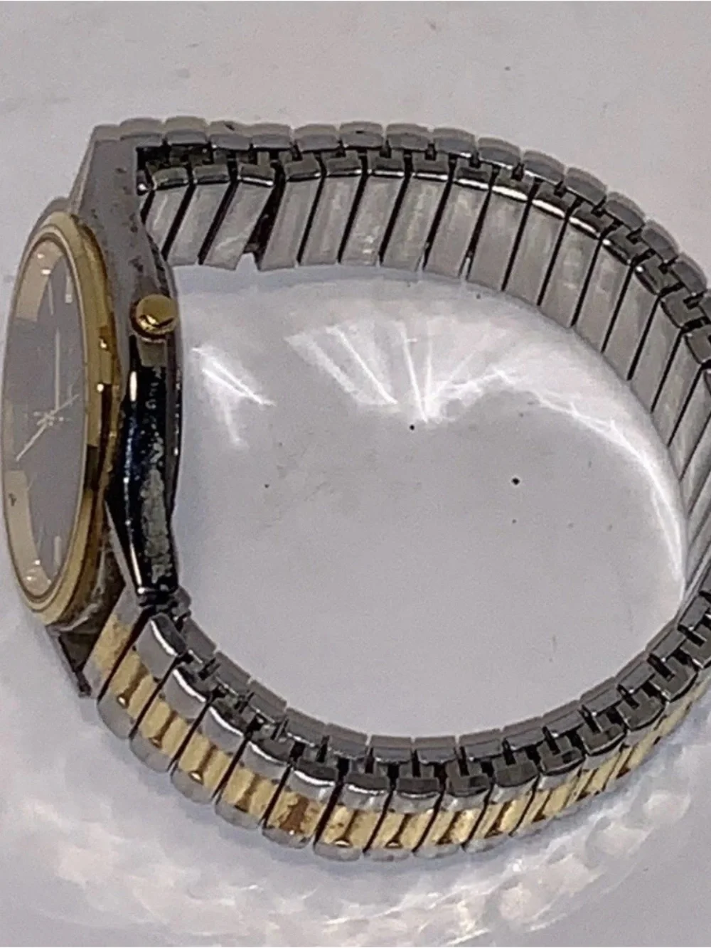 Waltham Vintage Watch: Day Date / Water Resistant Quartz / New Battery